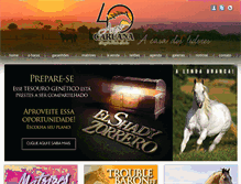 Tablet Screenshot of fazendacaruana.com.br